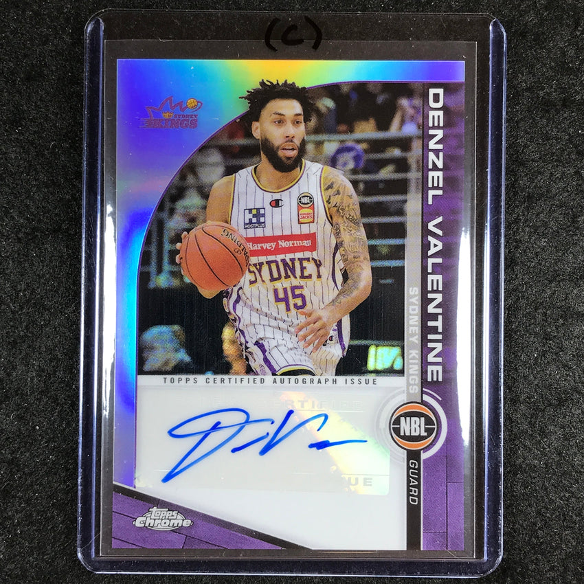 2023-24 Topps Chrome NBL DENZEL VALENTINE NBL Auto #DZ (C)