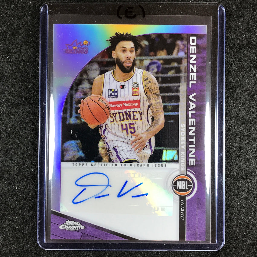 2023-24 Topps Chrome NBL DENZEL VALENTINE NBL Auto #DZ (E)