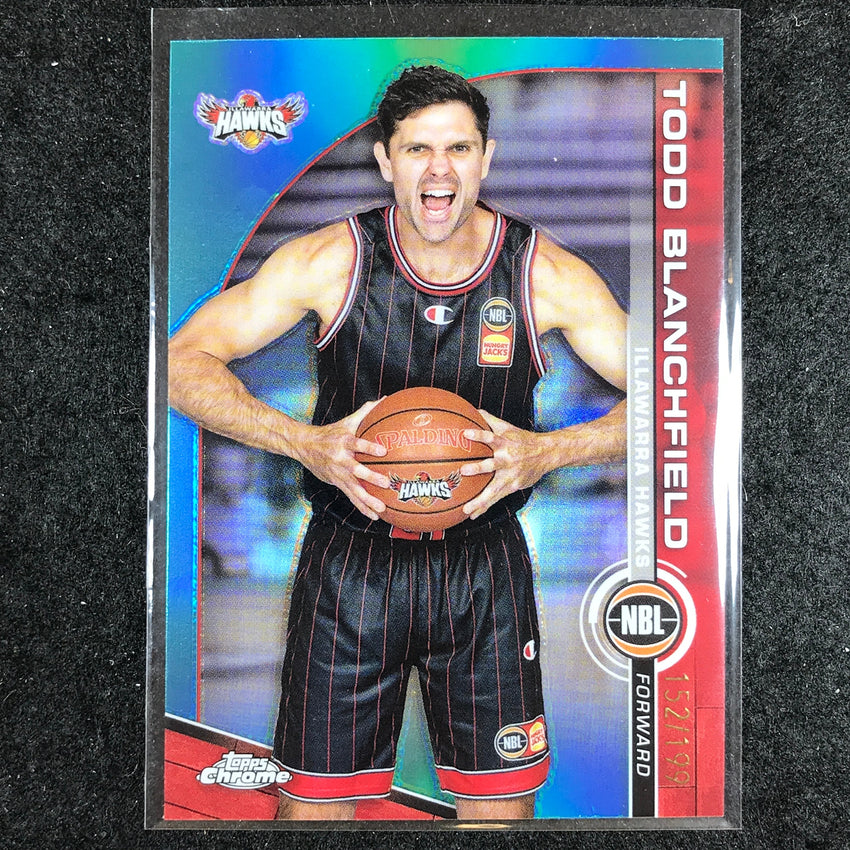 2023-24 Topps Chrome NBL TODD BLANCHFIELD Base Aqua 152/199 #37