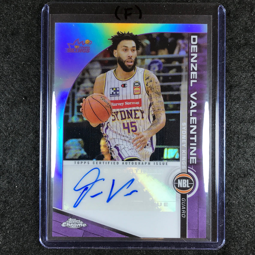 2023-24 Topps Chrome NBL DENZEL VALENTINE NBL Auto #DZ (F)