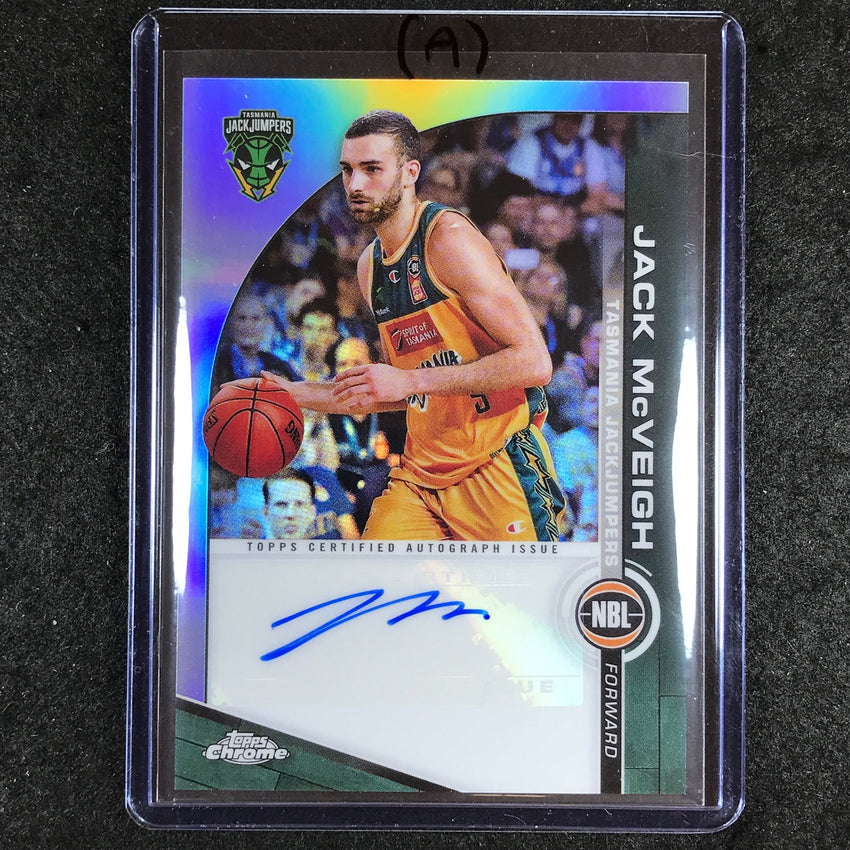 2023-24 Topps Chrome NBL JACK MCVEIGH NBL Auto #JM (A)