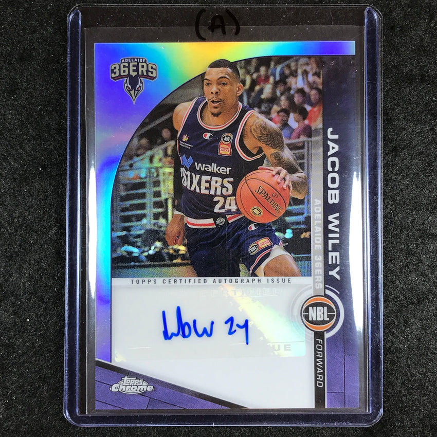2023-24 Topps Chrome NBL JACOB WILEY NBL Auto #JWI (A)