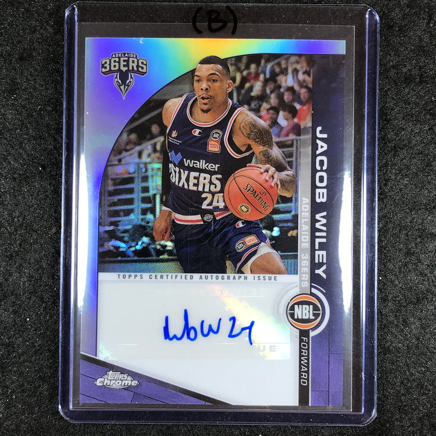 2023-24 Topps Chrome NBL JACOB WILEY NBL Auto #JWI (B)