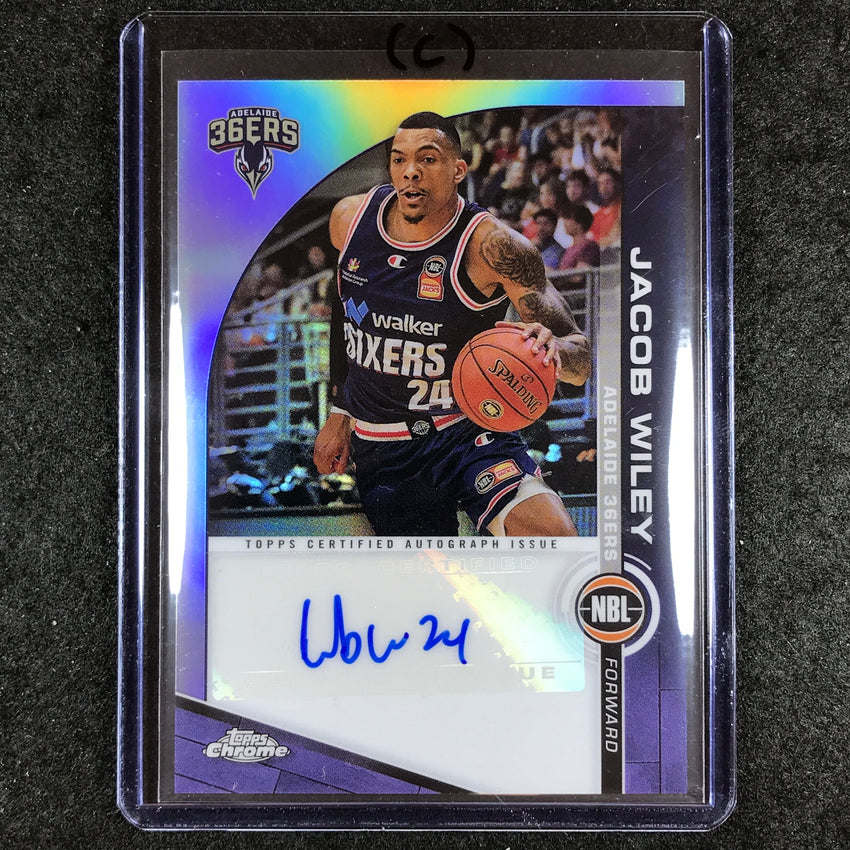 2023-24 Topps Chrome NBL JACOB WILEY NBL Auto #JWI (C)