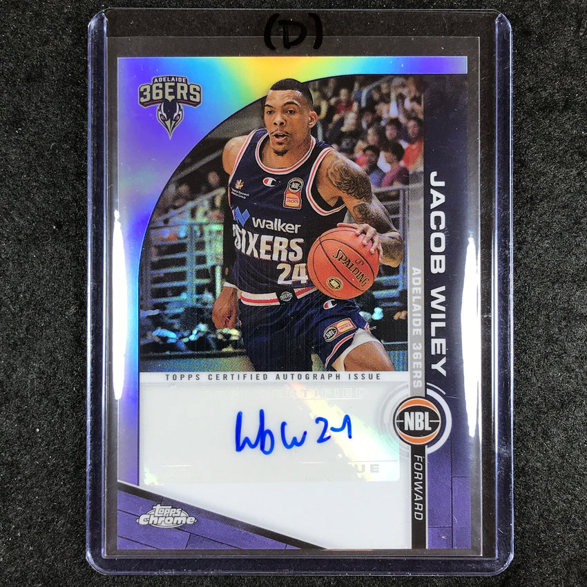 2023-24 Topps Chrome NBL JACOB WILEY NBL Auto #JWI (D)
