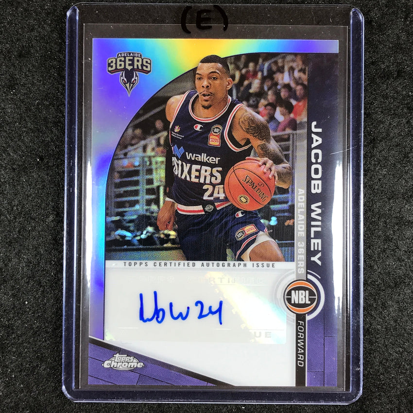 2023-24 Topps Chrome NBL JACOB WILEY NBL Auto #JWI (E)