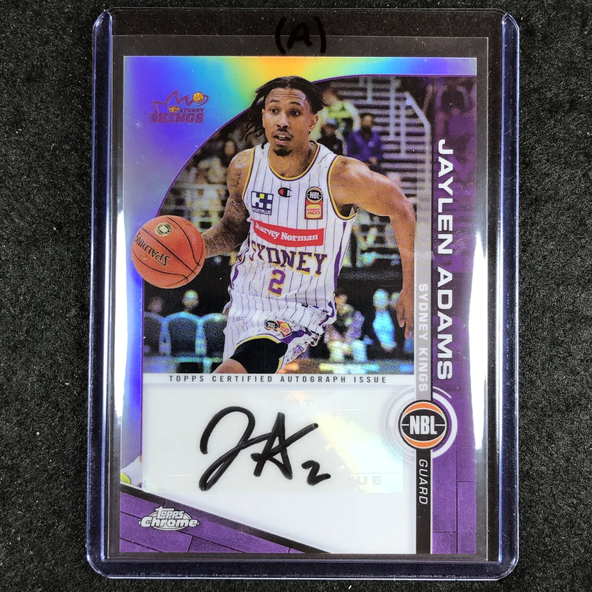 2023-24 Topps Chrome NBL JAYLEN ADAMS NBL Auto #JA (A)
