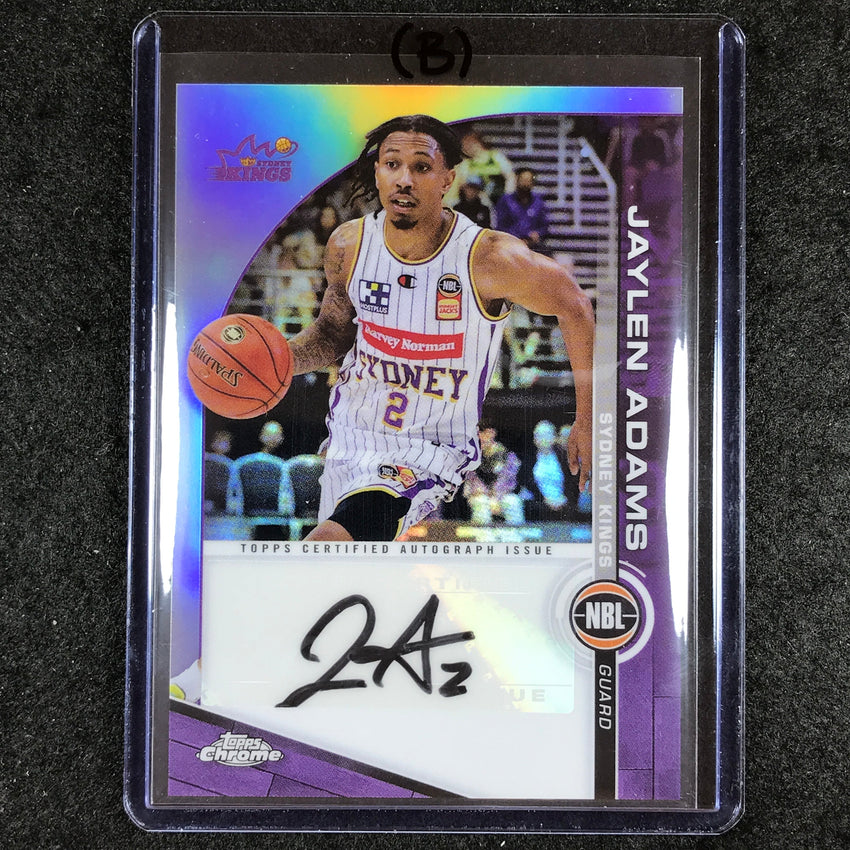 2023-24 Topps Chrome NBL JAYLEN ADAMS NBL Auto #JA (B)