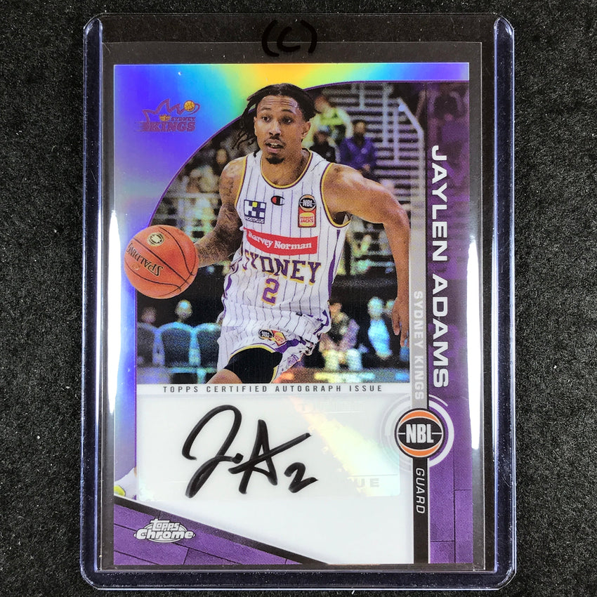 2023-24 Topps Chrome NBL JAYLEN ADAMS NBL Auto #JA (C)