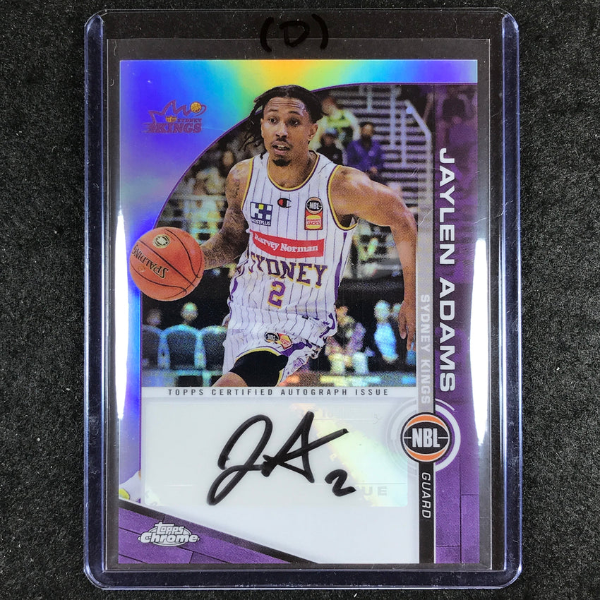 2023-24 Topps Chrome NBL JAYLEN ADAMS NBL Auto #JA (D)