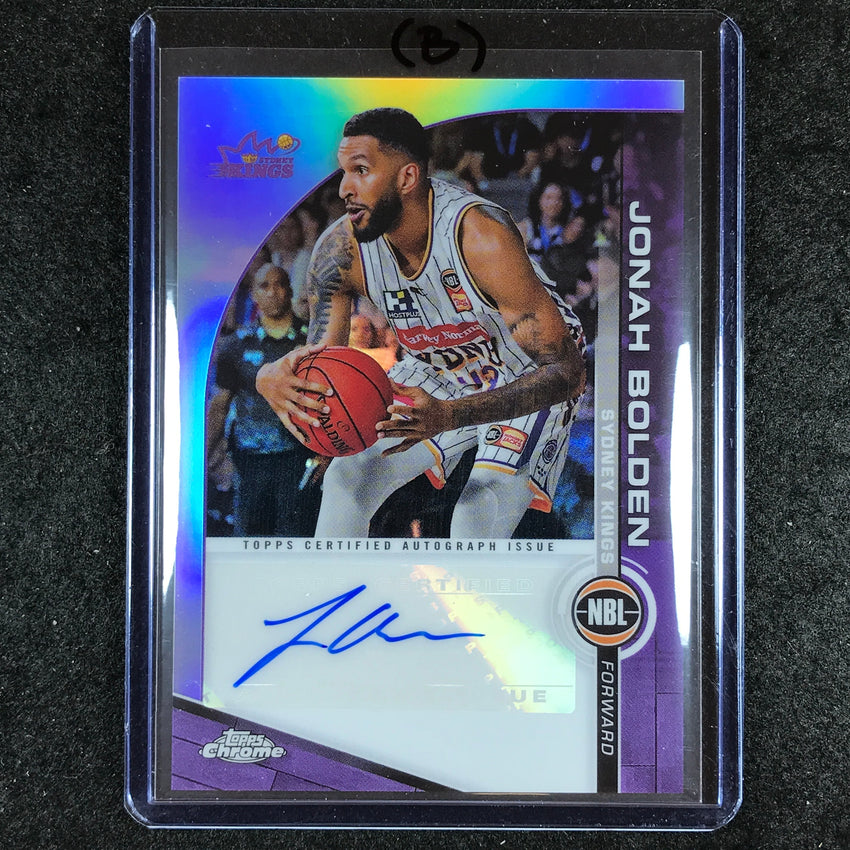 2023-24 Topps Chrome NBL JONAH BOLDEN NBL Auto #JB (B)