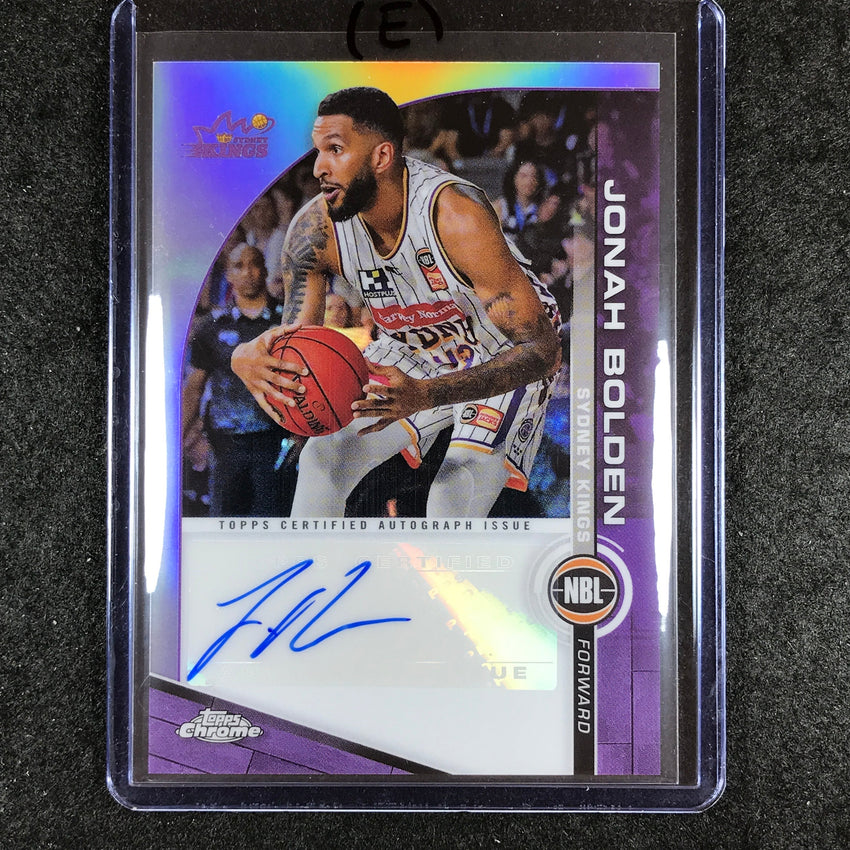 2023-24 Topps Chrome NBL JONAH BOLDEN NBL Auto #JB (E)