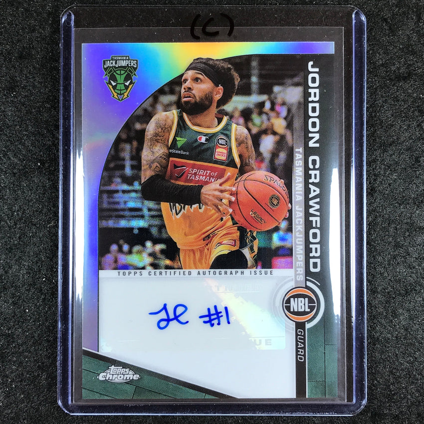 2023-24 Topps Chrome NBL JORDON CRAWFORD NBL Auto #JC (C)