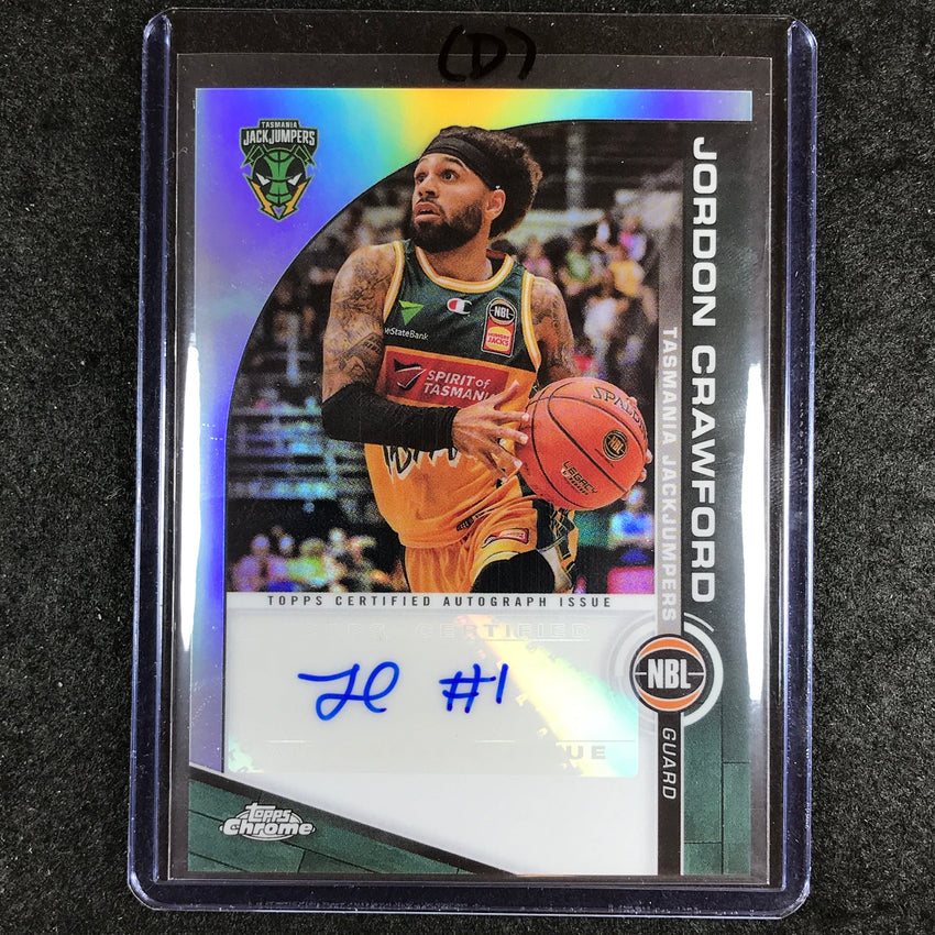 2023-24 Topps Chrome NBL JORDON CRAWFORD NBL Auto #JC (D)