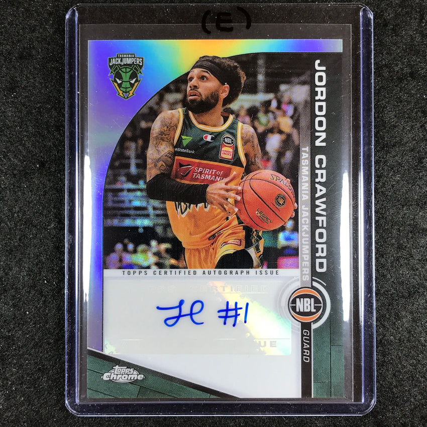 2023-24 Topps Chrome NBL JORDON CRAWFORD NBL Auto #JC (E)
