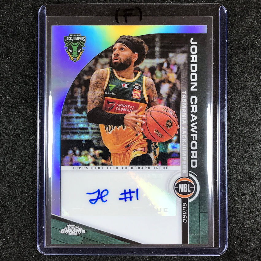 2023-24 Topps Chrome NBL JORDON CRAWFORD NBL Auto #JC (F)