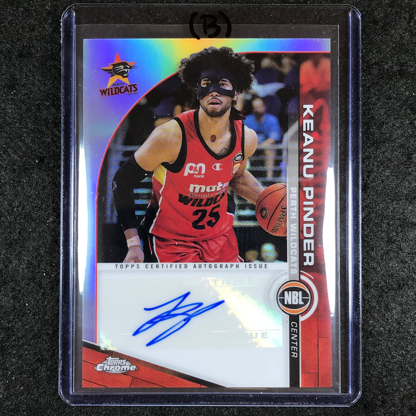 2023-24 Topps Chrome NBL KEANU PINDER NBL Auto #KP (B)