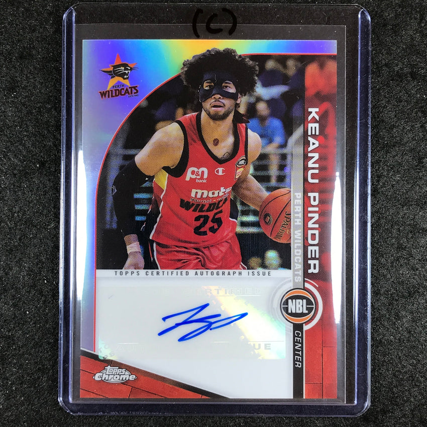 2023-24 Topps Chrome NBL KEANU PINDER NBL Auto #KP (C)