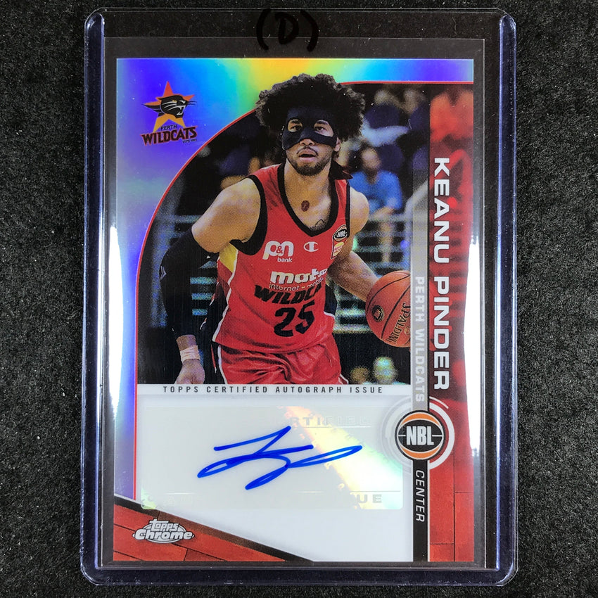 2023-24 Topps Chrome NBL KEANU PINDER NBL Auto #KP (D)