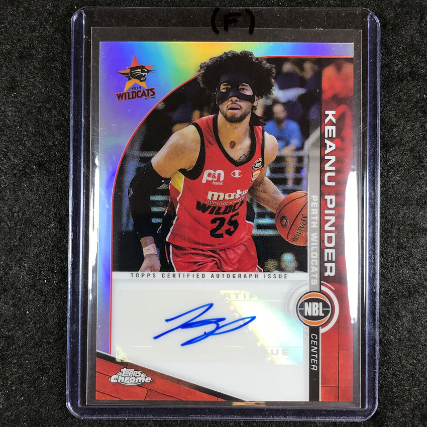 2023-24 Topps Chrome NBL KEANU PINDER NBL Auto #KP (F)