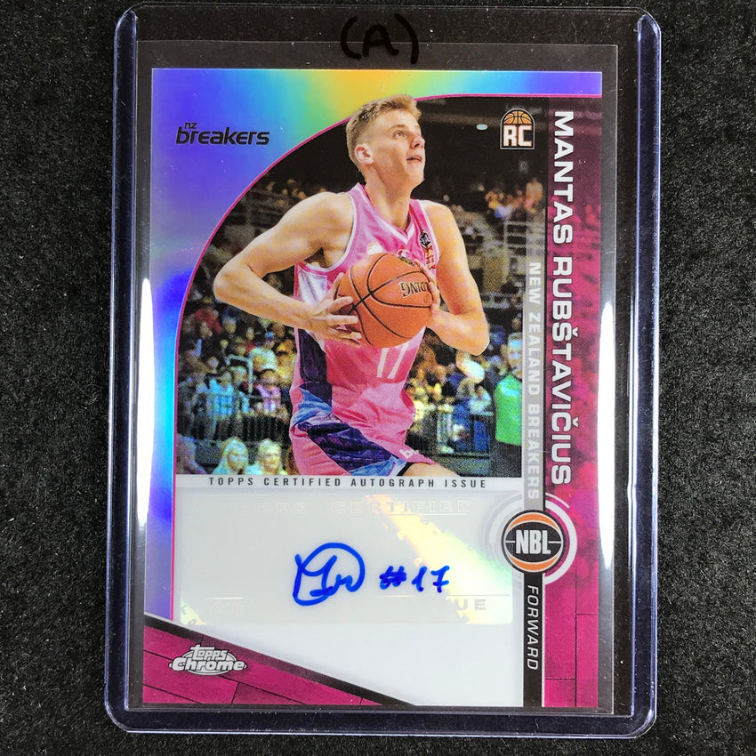 2023-24 Topps Chrome NBL MANTAS RUBSTAVICIUS NBL Rookie Auto #MR (A)