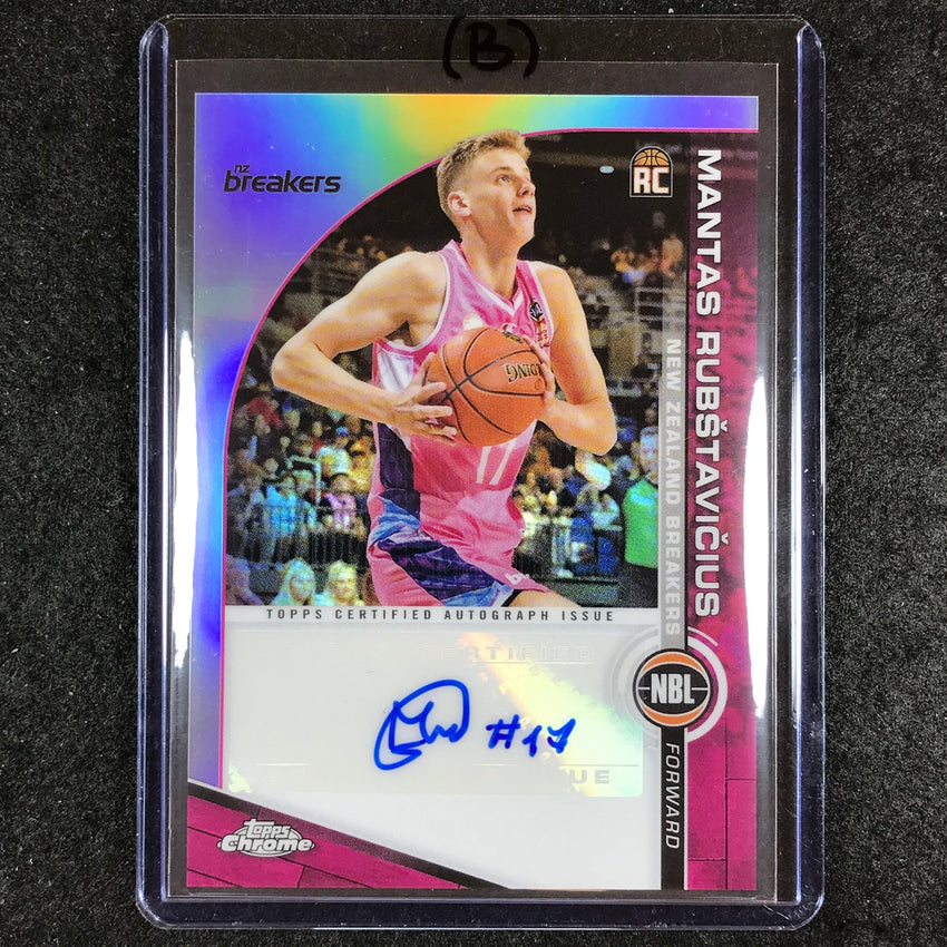 2023-24 Topps Chrome NBL MANTAS RUBSTAVICIUS NBL Rookie Auto #MR (B)