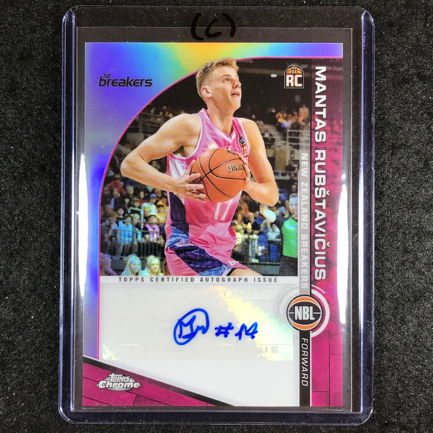 2023-24 Topps Chrome NBL MANTAS RUBSTAVICIUS NBL Rookie Auto #MR (C)