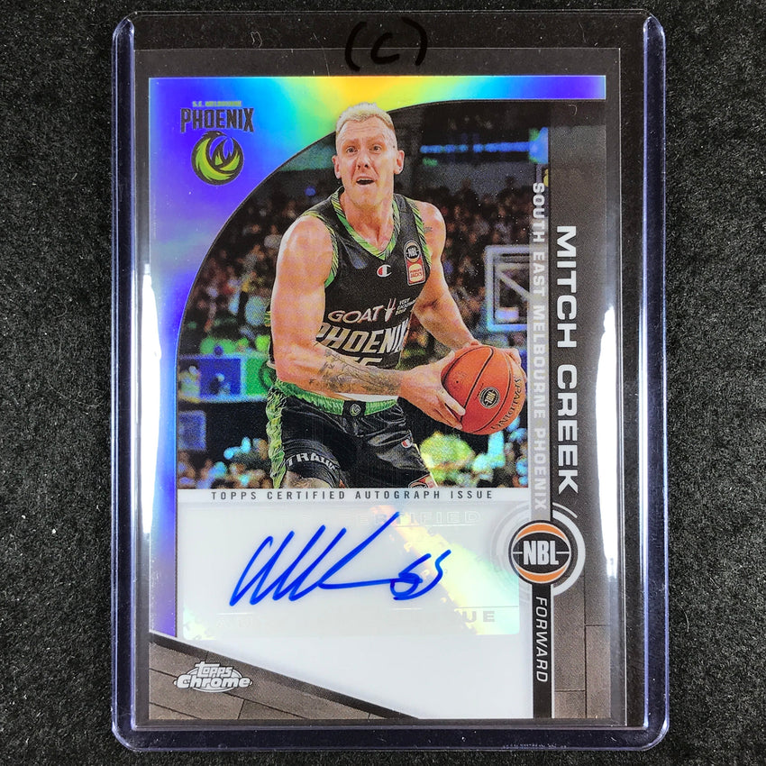 2023-24 Topps Chrome NBL MITCH CREEK NBL Auto #MC (C)