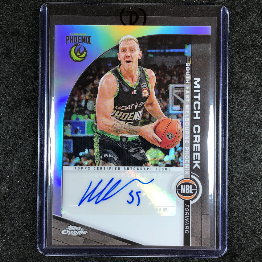 2023-24 Topps Chrome NBL MITCH CREEK NBL Auto #MC (D)