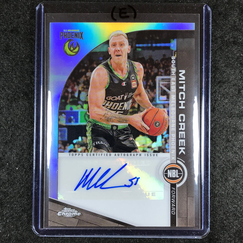 2023-24 Topps Chrome NBL MITCH CREEK NBL Auto #MC (E)