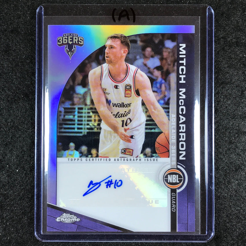 2023-24 Topps Chrome NBL MITCH MCCARRON NBL Auto #MM (A)