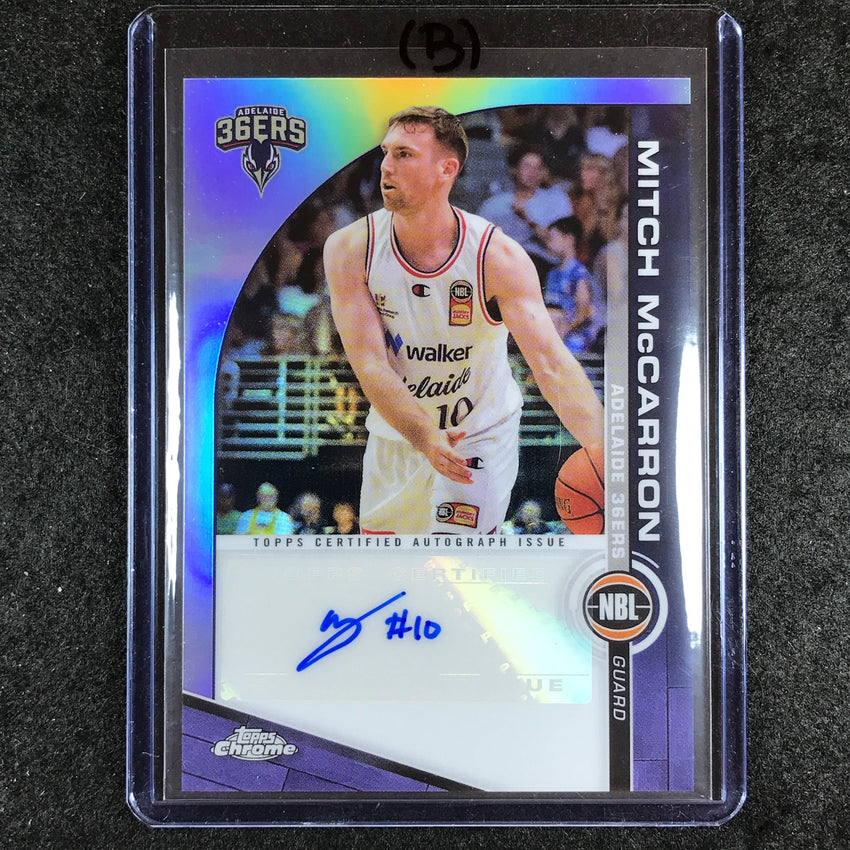 2023-24 Topps Chrome NBL MITCH MCCARRON NBL Auto #MM (B)