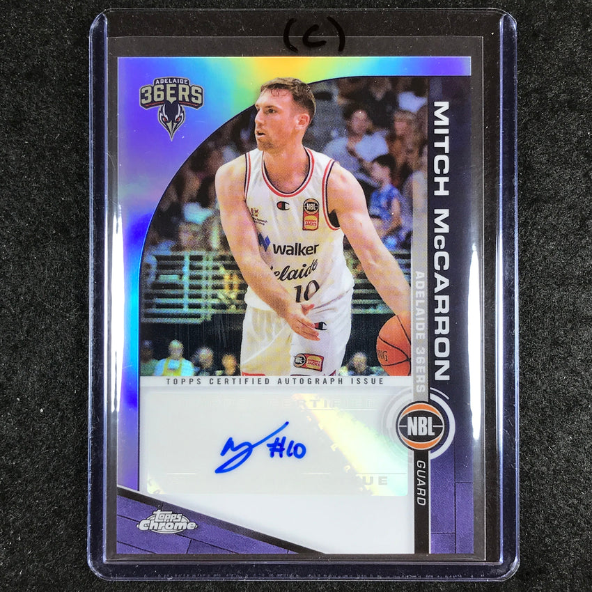 2023-24 Topps Chrome NBL MITCH MCCARRON NBL Auto #MM (C)
