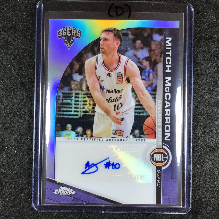 2023-24 Topps Chrome NBL MITCH MCCARRON NBL Auto #MM (D)