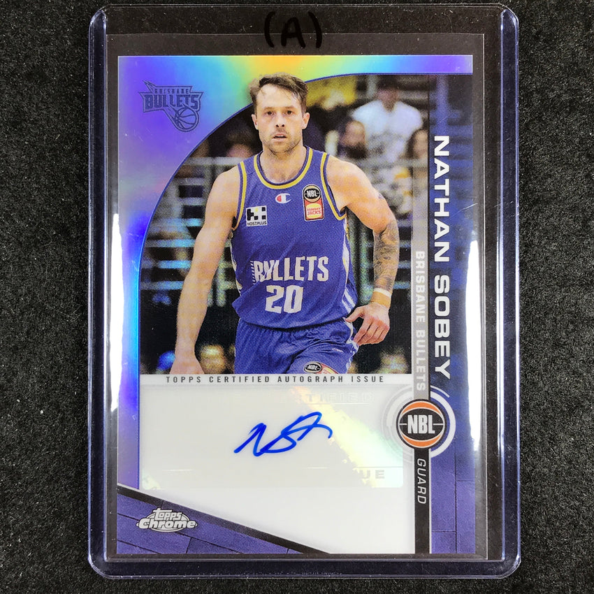 2023-24 Topps Chrome NBL NATHAN SOBEY NBL Auto #NS (A)