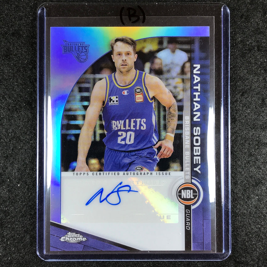 2023-24 Topps Chrome NBL NATHAN SOBEY NBL Auto #NS (B)