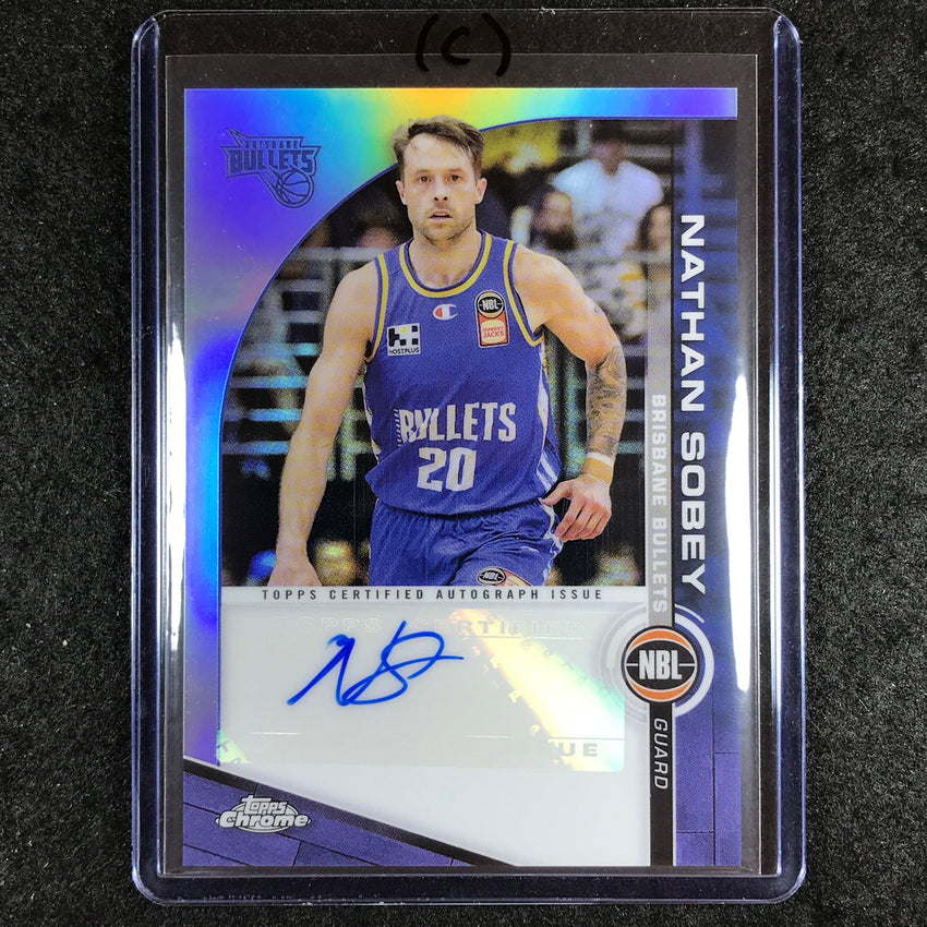 2023-24 Topps Chrome NBL NATHAN SOBEY NBL Auto #NS (C)