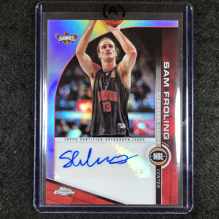 2023-24 Topps Chrome NBL SAM FROLING NBL Auto #SF (A)