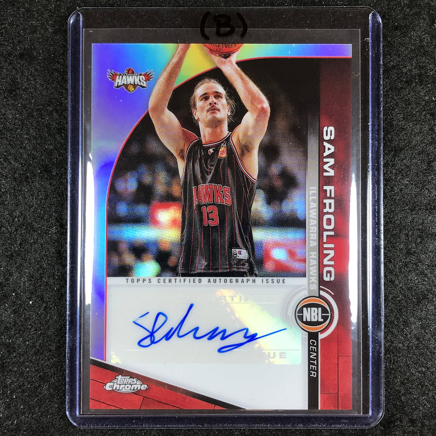 2023-24 Topps Chrome NBL SAM FROLING NBL Auto #SF (B)