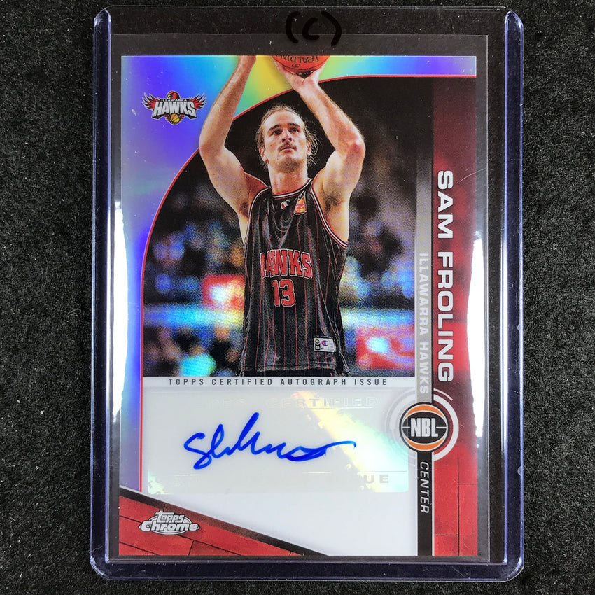 2023-24 Topps Chrome NBL SAM FROLING NBL Auto #SF (C)