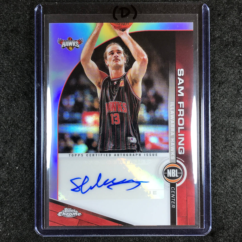 2023-24 Topps Chrome NBL SAM FROLING NBL Auto #SF (D)