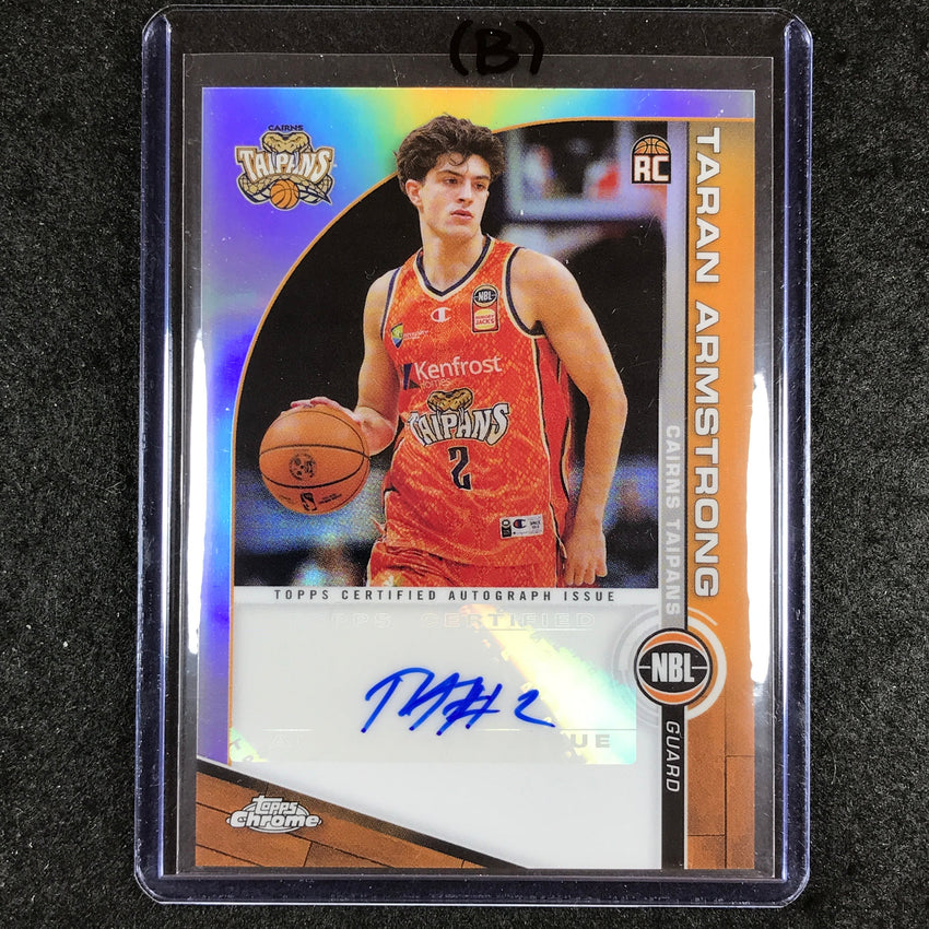 2023-24 Topps Chrome NBL TARAN ARMSTRONG NBL Rookie Auto #TAR (B)