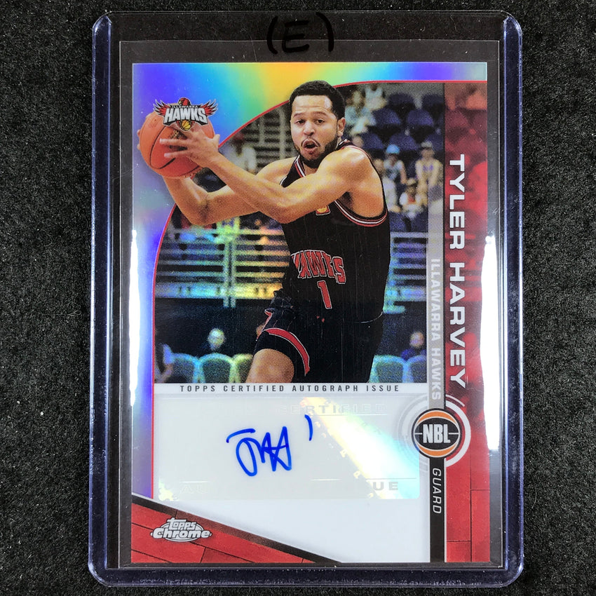 2023-24 Topps Chrome NBL TYLER HARVEY NBL Auto #TH (E)