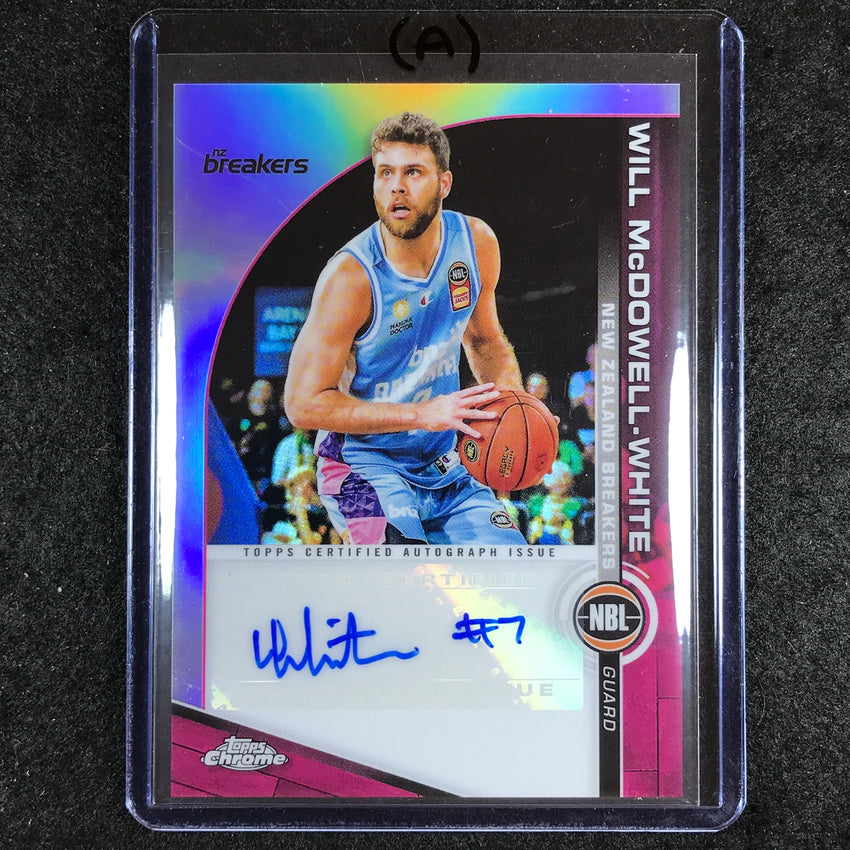 2023-24 Topps Chrome NBL WILL MCDOWELL-WHITE NBL Auto #WMW (A)