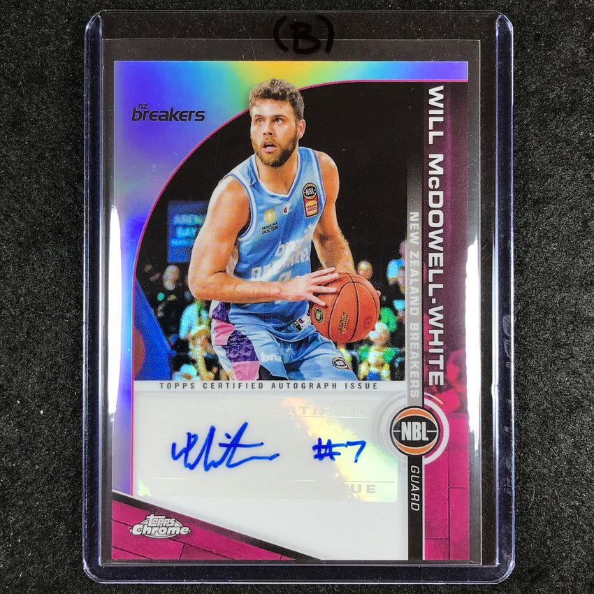 2023-24 Topps Chrome NBL WILL MCDOWELL-WHITE NBL Auto #WMW (B)