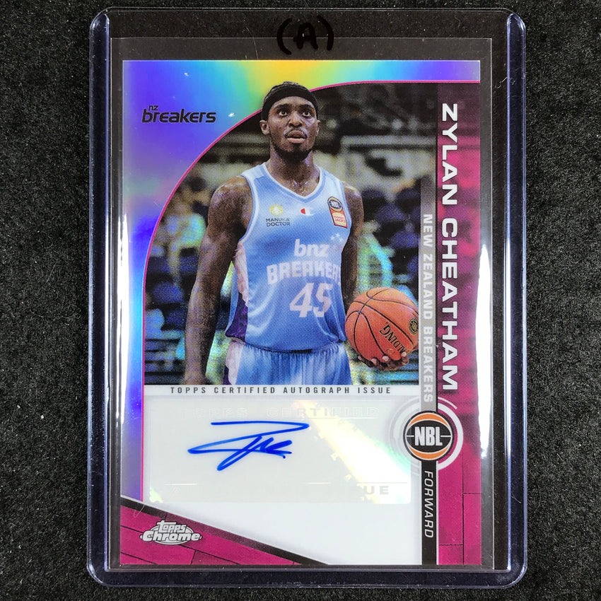 2023-24 Topps Chrome NBL ZYLAN CHEATHAM NBL Auto #ZC (A)