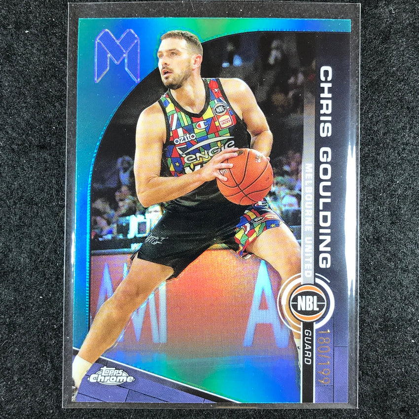 2023-24 Topps Chrome NBL CHRIS GOULDING Base Aqua 180/199 #44