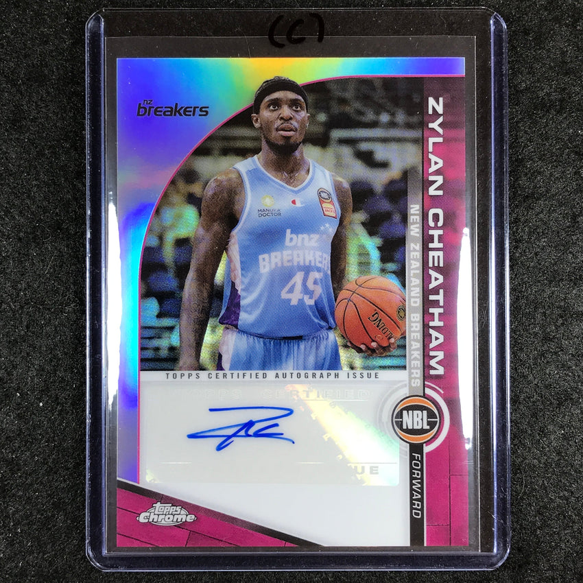 2023-24 Topps Chrome NBL ZYLAN CHEATHAM NBL Auto #ZC (C)