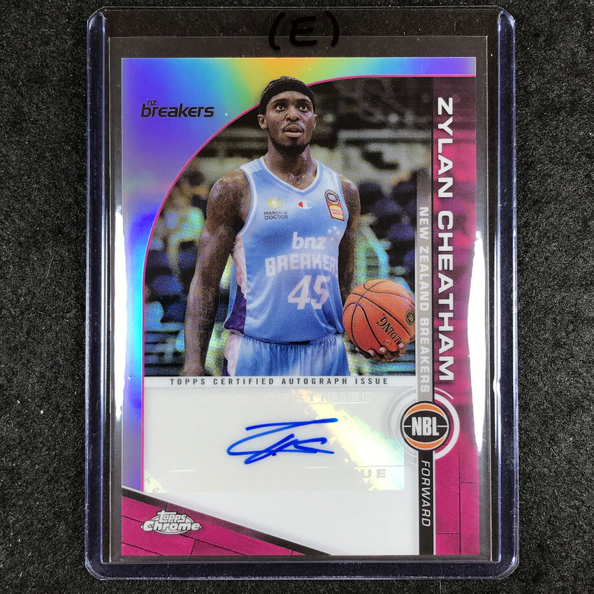 2023-24 Topps Chrome NBL ZYLAN CHEATHAM NBL Auto #ZC (E)