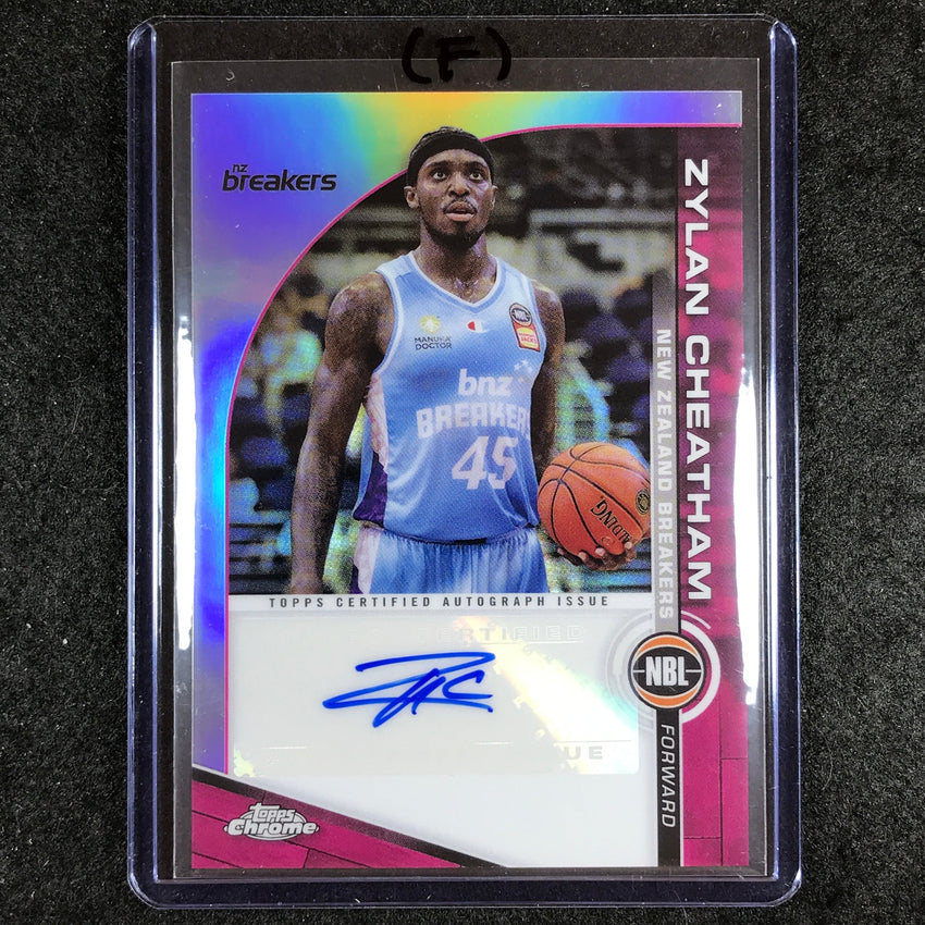 2023-24 Topps Chrome NBL ZYLAN CHEATHAM NBL Auto #ZC (F)